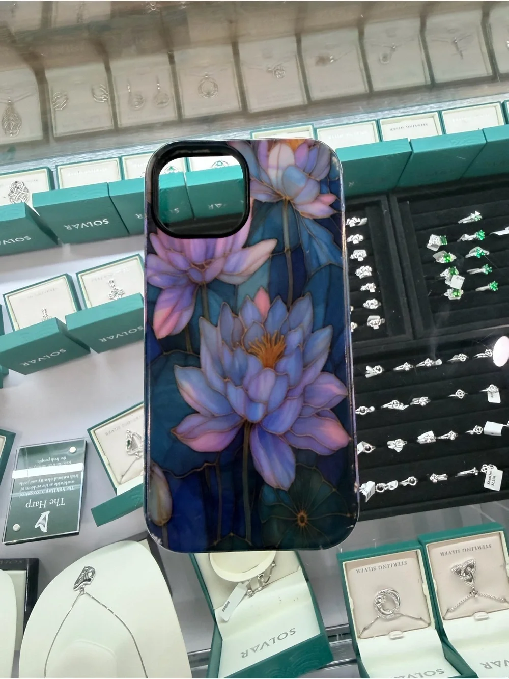 Pink Floral Blueberry Pattern Phone Case - Compatible Design
